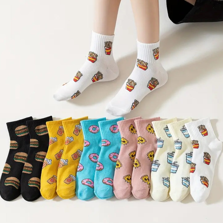 12 pairs of designed socks